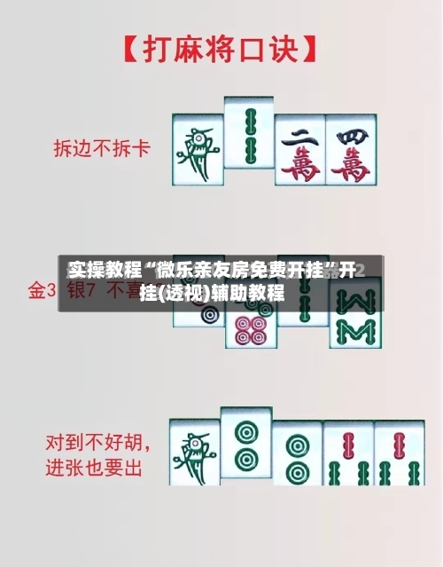 实操教程“微乐亲友房免费开挂”开挂(透视)辅助教程