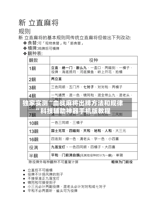 独家实测“血战麻将出牌方法和规律	”科技辅助神器手机版教程-第3张图片
