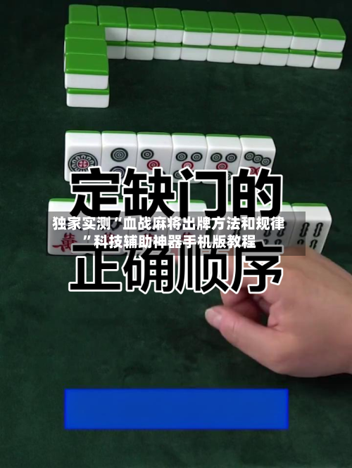 独家实测“血战麻将出牌方法和规律”科技辅助神器手机版教程-第1张图片