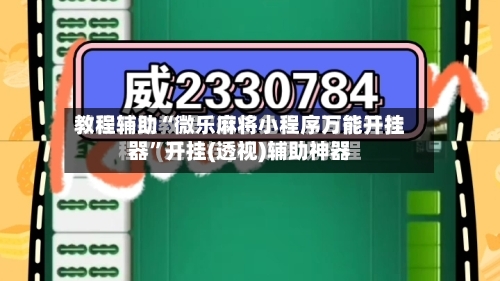 教程辅助“微乐麻将小程序万能开挂器	”开挂(透视)辅助神器-第2张图片