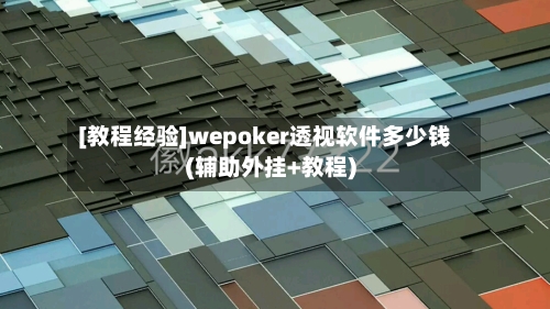 [教程经验]wepoker透视软件多少钱(辅助外挂+教程)-第1张图片
