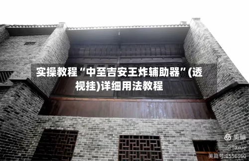 实操教程“中至吉安王炸辅助器	”(透视挂)详细用法教程-第2张图片