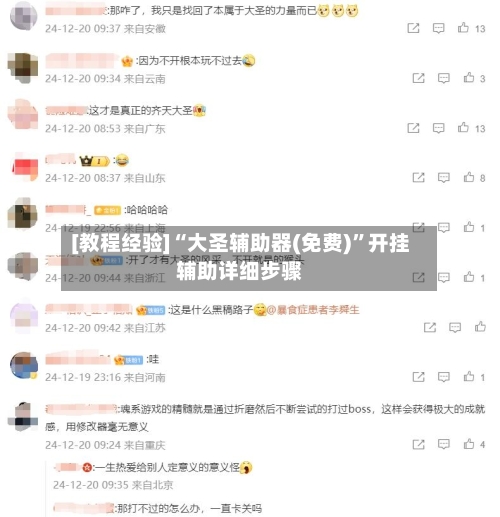 [教程经验]“大圣辅助器(免费)”开挂辅助详细步骤-第3张图片