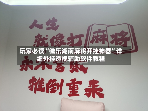 玩家必读“微乐湖南麻将开挂神器	”详细外挂透视辅助软件教程-第3张图片