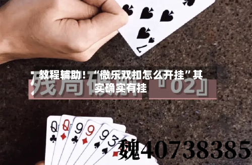 教程辅助！“微乐双扣怎么开挂”其实确实有挂