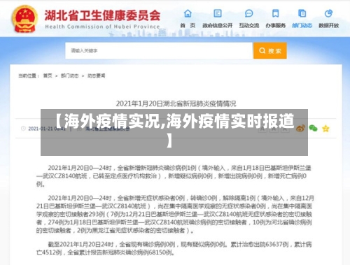 【海外疫情实况,海外疫情实时报道】