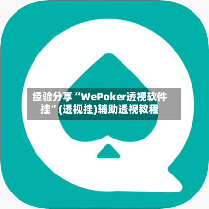 经验分享“WePoker透视软件挂”(透视挂)辅助透视教程-第3张图片