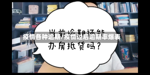疫情各种逾期/疫情过后逾期率爆表-第1张图片