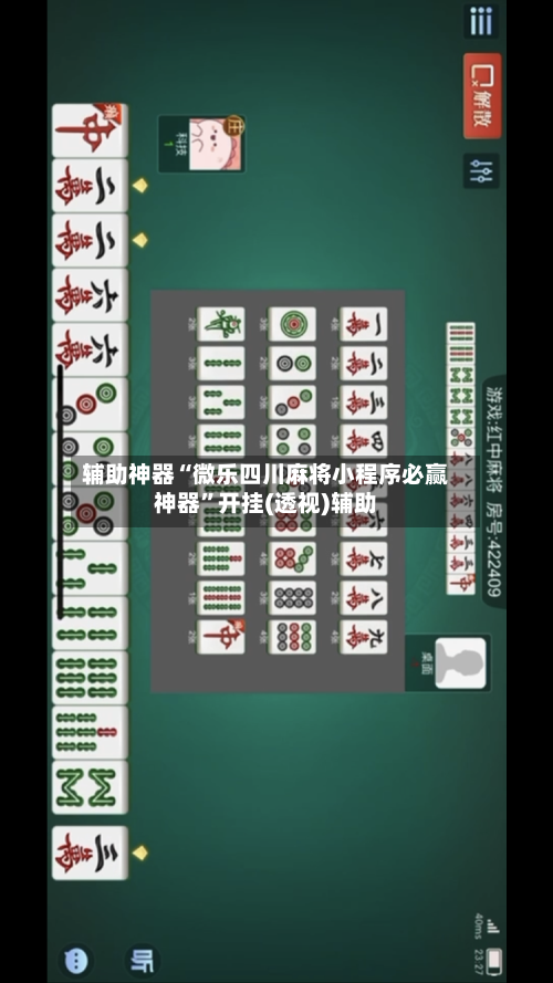 辅助神器“微乐四川麻将小程序必赢神器	”开挂(透视)辅助-第3张图片