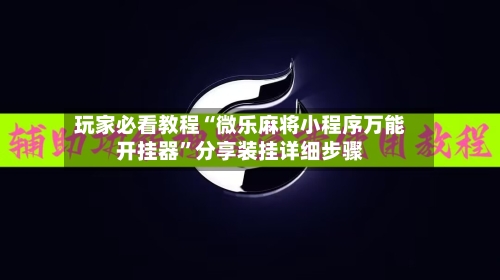 玩家必看教程“微乐麻将小程序万能开挂器”分享装挂详细步骤-第2张图片
