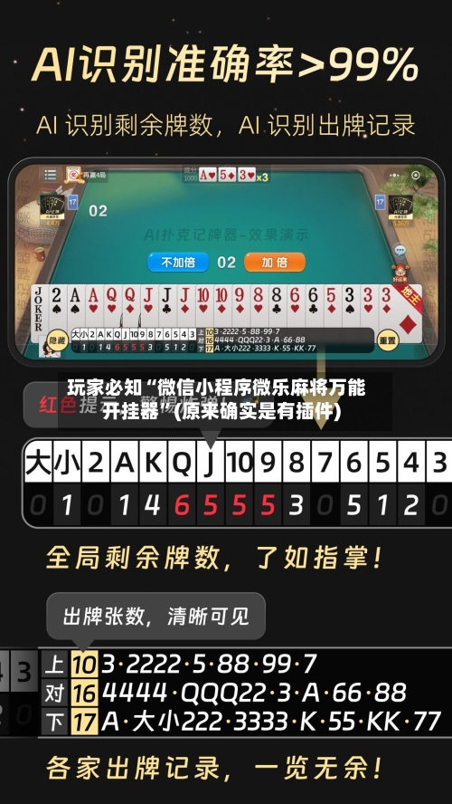 玩家必知“微信小程序微乐麻将万能开挂器”(原来确实是有插件)-第3张图片
