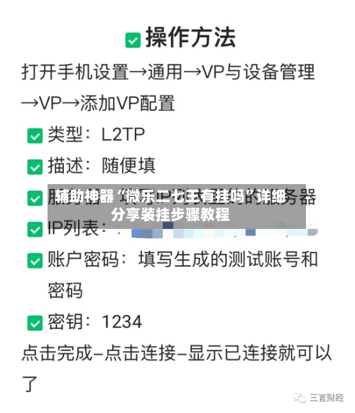 辅助神器“微乐二七王有挂吗”详细分享装挂步骤教程
