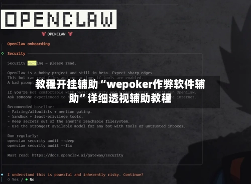教程开挂辅助“wepoker作弊软件辅助”详细透视辅助教程