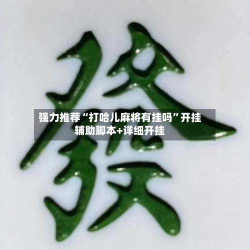 强力推荐“打哈儿麻将有挂吗”开挂辅助脚本+详细开挂