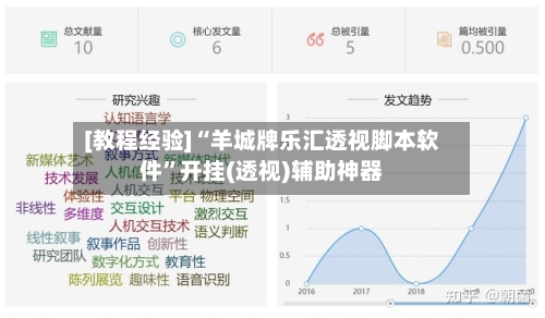 [教程经验]“羊城牌乐汇透视脚本软件”开挂(透视)辅助神器-第1张图片