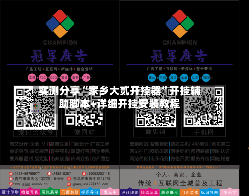 实测分享“家乡大贰开挂器”开挂辅助脚本+详细开挂安装教程