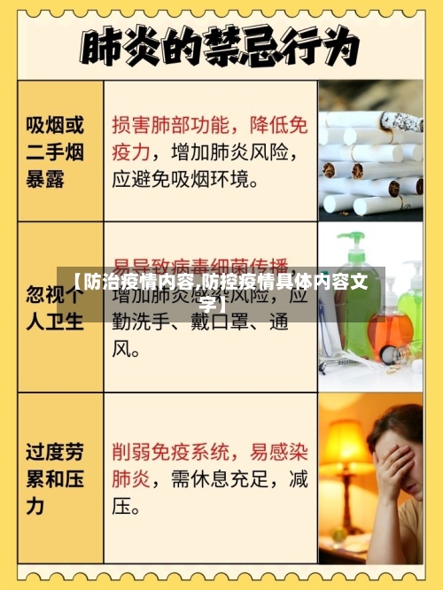 【防治疫情内容,防控疫情具体内容文字】