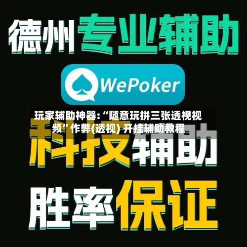 玩家辅助神器:“随意玩拼三张透视视频	”作弊(透视) 开挂辅助教程-第2张图片