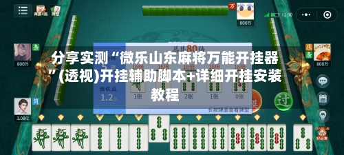 分享实测“微乐山东麻将万能开挂器”(透视)开挂辅助脚本+详细开挂安装教程