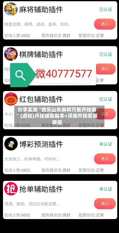 分享实测“微乐山东麻将万能开挂器	”(透视)开挂辅助脚本+详细开挂安装教程-第2张图片