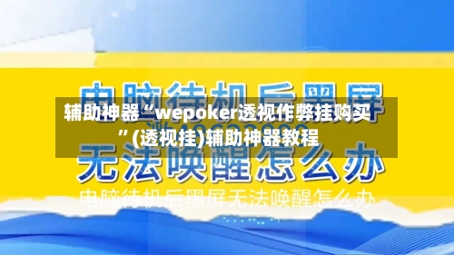 辅助神器“wepoker透视作弊挂购买”(透视挂)辅助神器教程
