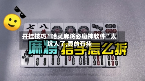 开挂技巧“哈灵麻将必赢神软件”太坑人了,真的有挂