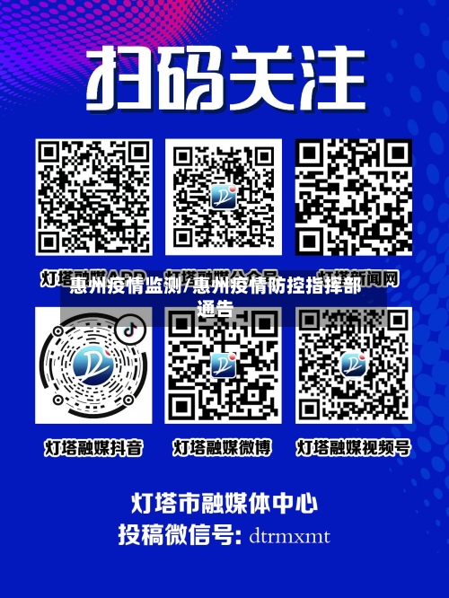 惠州疫情监测/惠州疫情防控指挥部通告-第1张图片