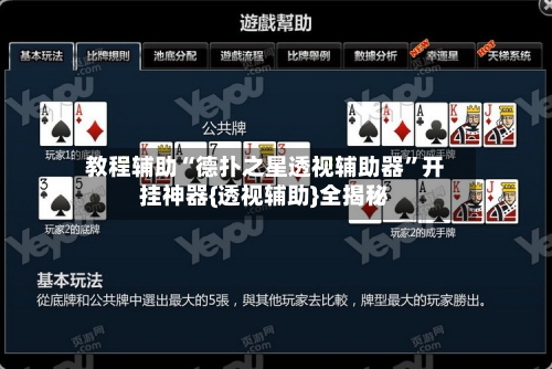 教程辅助“德扑之星透视辅助器”开挂神器{透视辅助}全揭秘