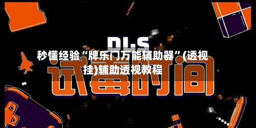 秒懂经验“牌乐门万能辅助器	”(透视挂)辅助透视教程-第2张图片