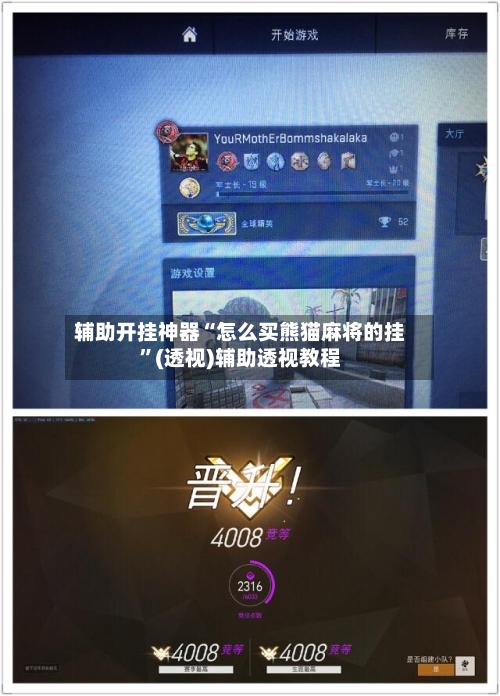 辅助开挂神器“怎么买熊猫麻将的挂”(透视)辅助透视教程