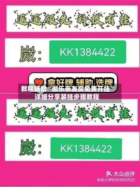 教程辅助“微乐亲友房免费开挂”详细分享装挂步骤教程-第2张图片