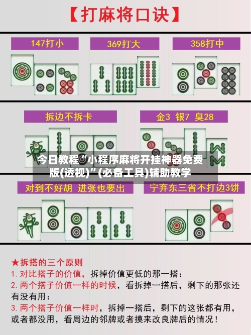 今日教程“小程序麻将开挂神器免费版(透视)”(必备工具)辅助教学-第2张图片