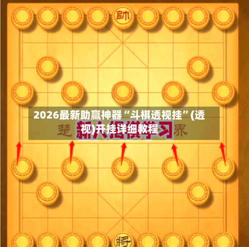 2026最新助赢神器“斗棋透视挂”(透视)开挂详细教程-第2张图片
