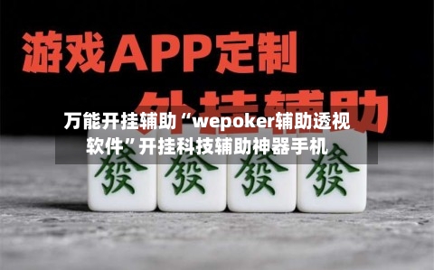 万能开挂辅助“wepoker辅助透视软件	”开挂科技辅助神器手机-第2张图片