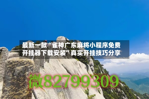 最新一款“雀神广东麻将小程序免费开挂器下载安装”真实开挂技巧分享-第1张图片