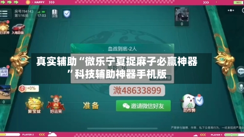 真实辅助“微乐宁夏捉麻子必赢神器”科技辅助神器手机版
