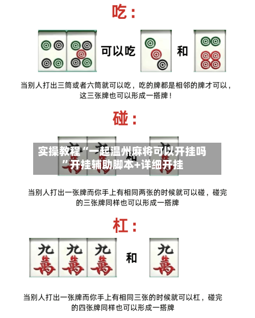 实操教程“一起温州麻将可以开挂吗”开挂辅助脚本+详细开挂