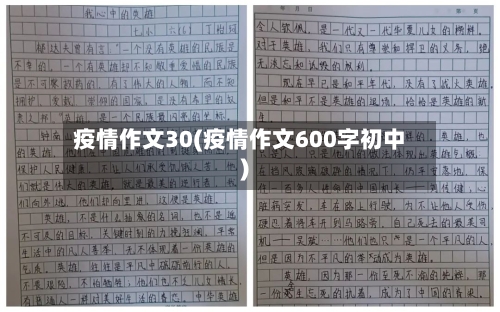 疫情作文30(疫情作文600字初中)