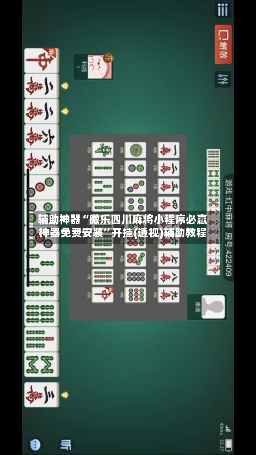 辅助神器“微乐四川麻将小程序必赢神器免费安装”开挂(透视)辅助教程-第3张图片