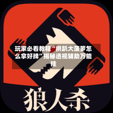 玩家必看教程“拱趴大菠萝怎么拿好牌”揭秘透视辅助万能挂