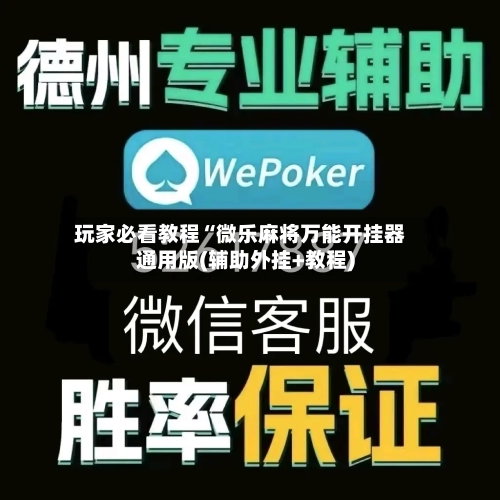玩家必看教程“微乐麻将万能开挂器通用版(辅助外挂+教程)