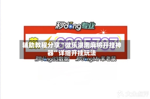 辅助教程分享“微乐湖南麻将开挂神器”详细开挂玩法