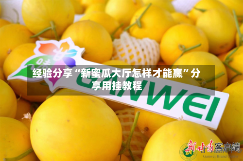 经验分享“新蜜瓜大厅怎样才能赢”分享用挂教程