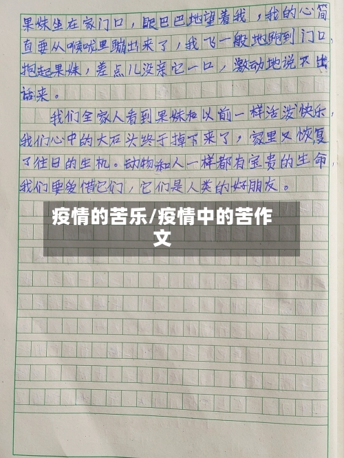 疫情的苦乐/疫情中的苦作文