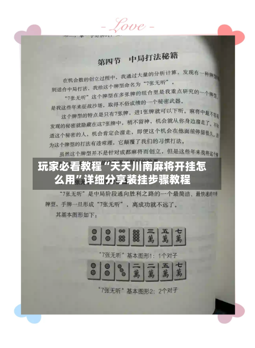 玩家必看教程“天天川南麻将开挂怎么用	”详细分享装挂步骤教程-第2张图片