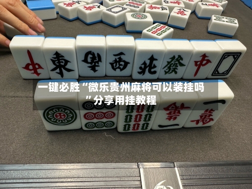 一键必胜“微乐贵州麻将可以装挂吗”分享用挂教程
