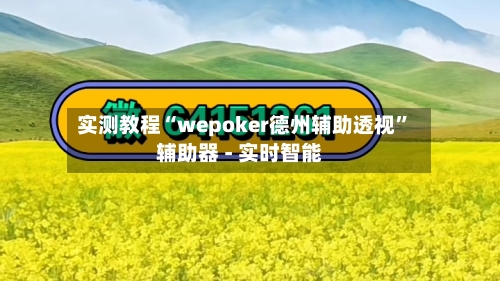 实测教程“wepoker德州辅助透视”辅助器 - 实时智能