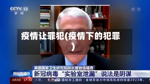 疫情让罪犯(疫情下的犯罪)-第2张图片