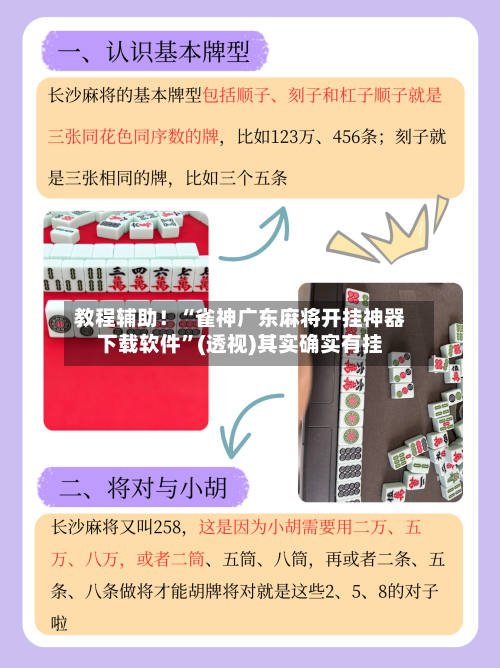 教程辅助！“雀神广东麻将开挂神器下载软件	”(透视)其实确实有挂-第3张图片