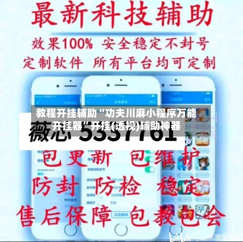教程开挂辅助“功夫川麻小程序万能开挂器”开挂(透视)辅助神器-第3张图片